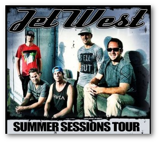 Jet West band, Sessions tour