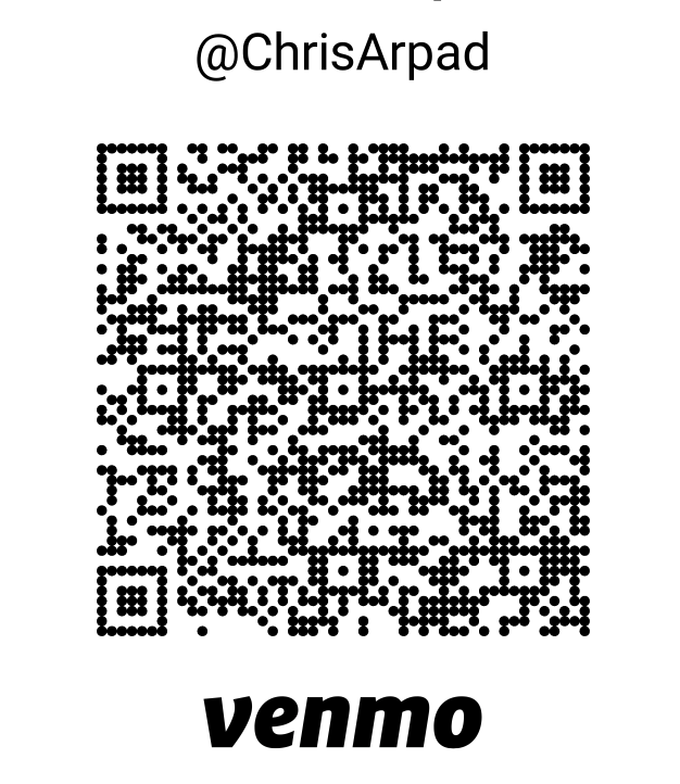 Venmo @ChrisArpad