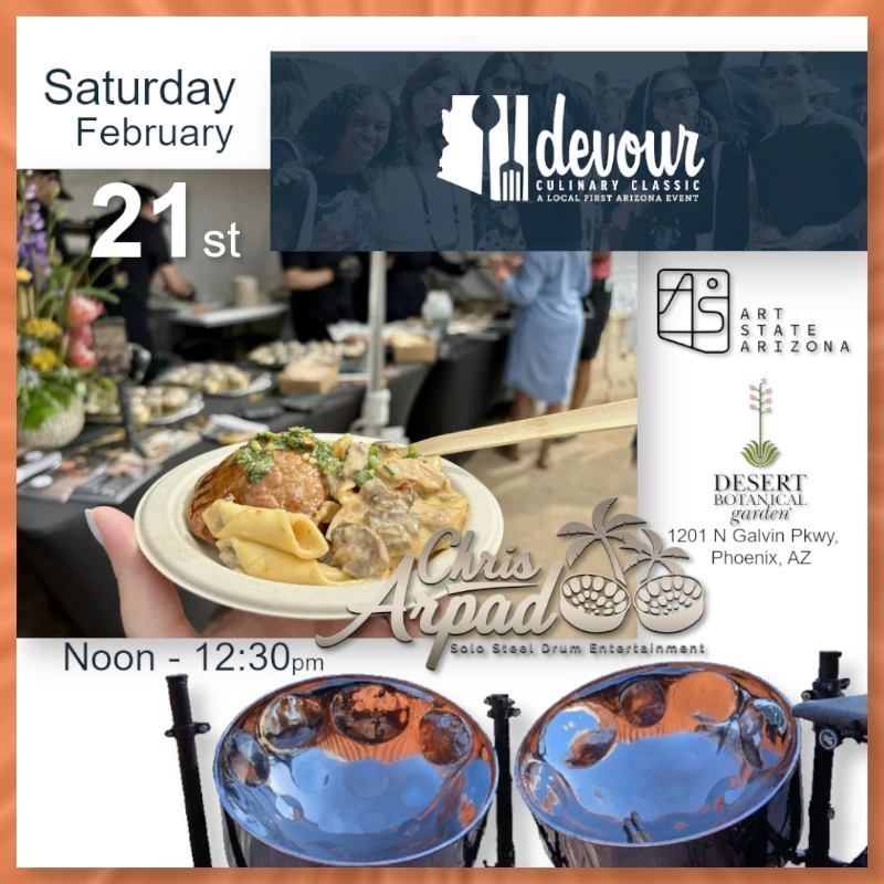 Chris Arpad @ Desert Botanical Garden, Phoenix - Devour Culinary Classic, Sat Feb 21, 2026