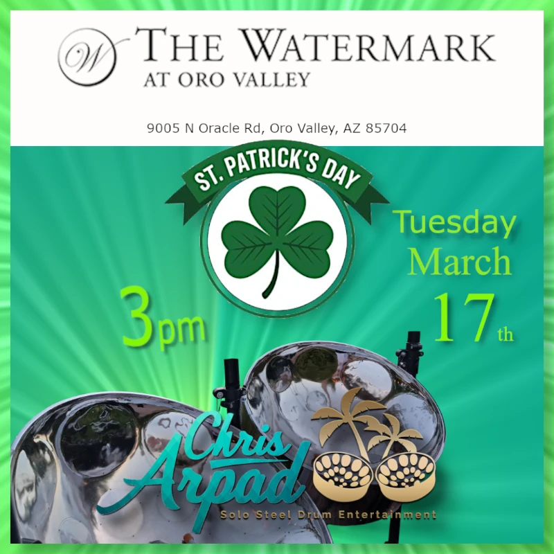 Chris Arpad @ The Watermark at Oro Valley, March 17th, 2026