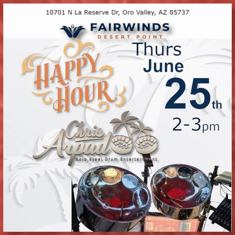 Chris Arpad @ the Fairwinds Desert Point Thurs, June 25, 2026