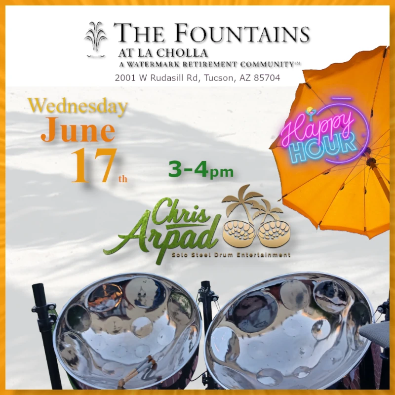 Chris Arpad @ The Fountains at LaCholla Wed, Jun 17, 2026