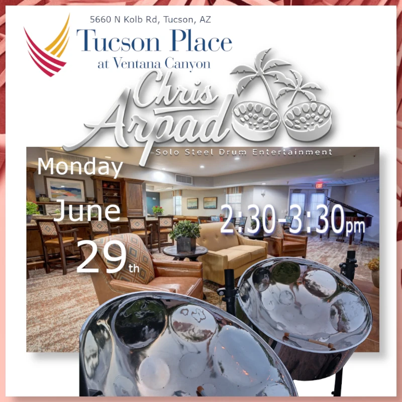 Chris Arpad @ Tucson Place Mon, June 29. 2026