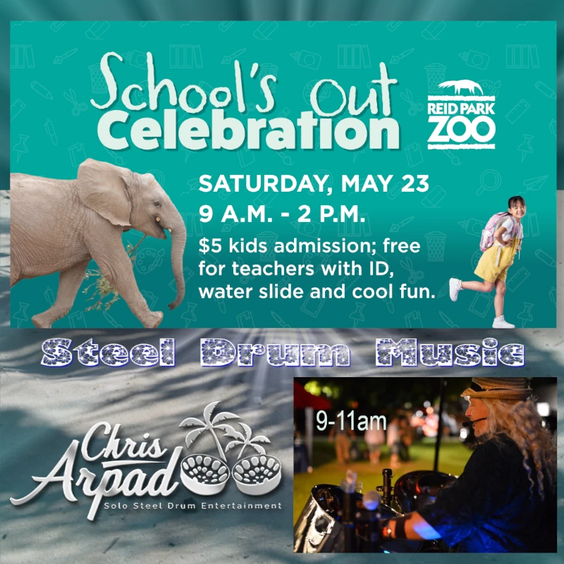 Chris Arpad @ Reid Park Zoo - School's Out Celebration, May 22. 2026