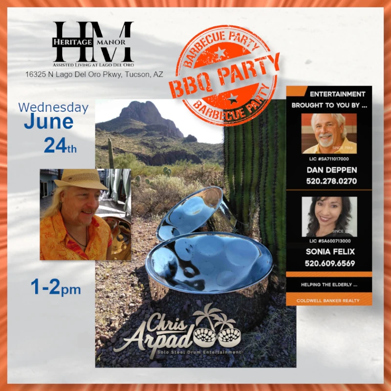 Chris Arpad @ Heritage Manor, Wed, June 24, 2026