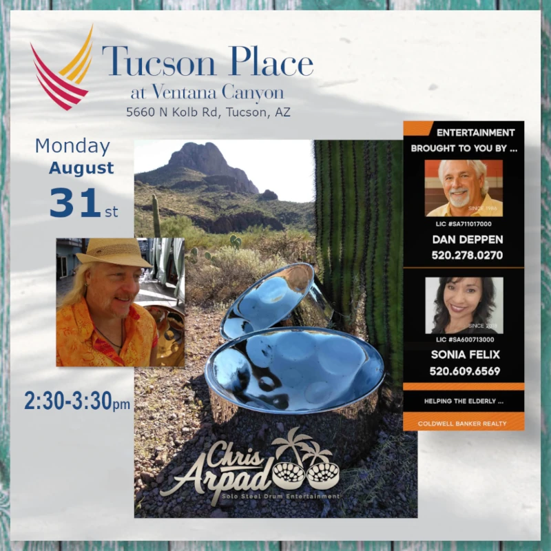 Chris Arpad @ Tucson Place, Mon Aug 31, 2026