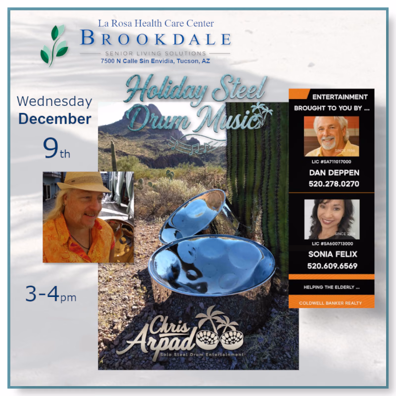 Chris Arpad @ Brookdale La Rosa Health Care Center, Wed Dec 9,2026