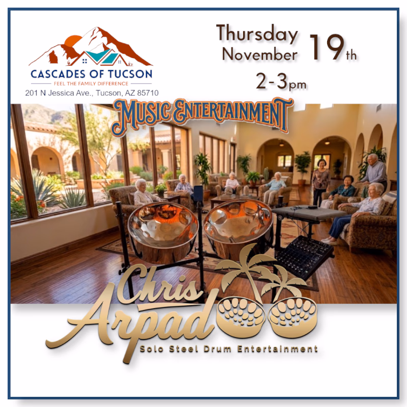 Chris Arpad @ Cascades of Tucson, Thur, Nov 19, 2026