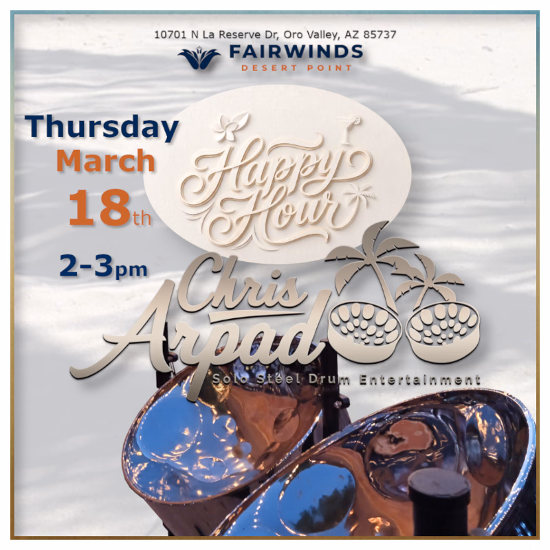 Chris Arpad @ Fairwinds Desert Point,Thurs, March 18, 2027