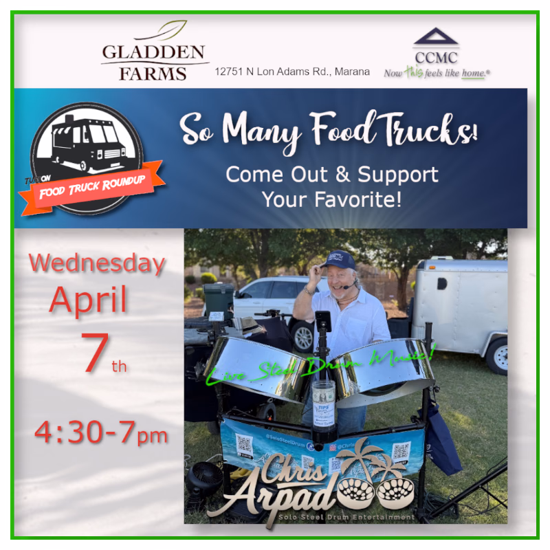 Chris Arpad @ Gladden Farms April 7th, 2027