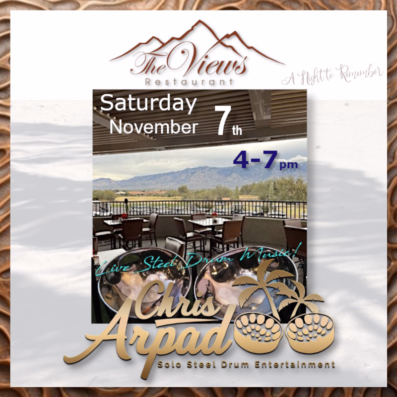 Chris Arpad @ The Views, Sat Nov 7, 2026